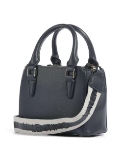 Zero Re Umhängetasche Lederimitat dunkelblau