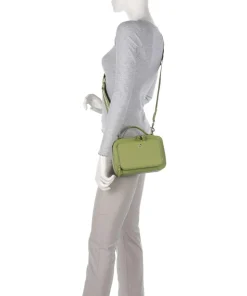 Zita S Umhängetasche genarbtes Rindsleder grün