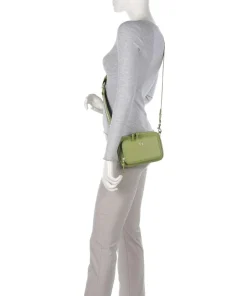 Zita S Umhängetasche genarbtes Rindsleder grün