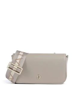 Zita S Umhängetasche genarbtes Rindsleder beige