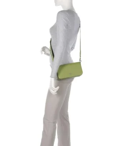 Zita S Umhängetasche genarbtes Rindsleder grün