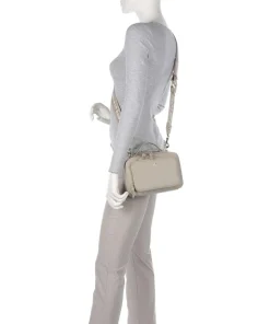 Zita S Umhängetasche genarbtes Rindsleder beige