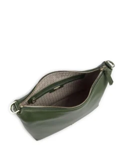 Zita S Umhängetasche genarbtes Rindsleder dunkelgrün