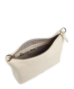 Zita S Umhängetasche genarbtes Rindsleder creme