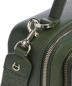 Zita S Umhängetasche genarbtes Rindsleder dunkelgrün