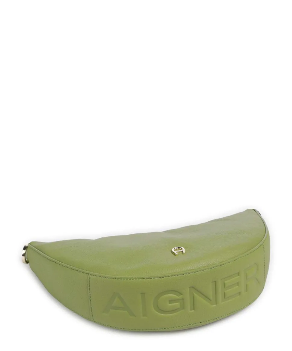 Zita S Umhängetasche genarbtes Rindsleder grün