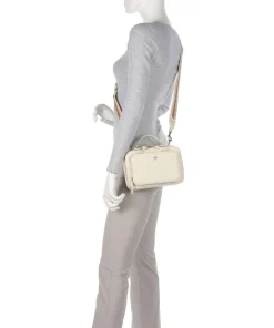 Zita S Umhängetasche genarbtes Rindsleder creme