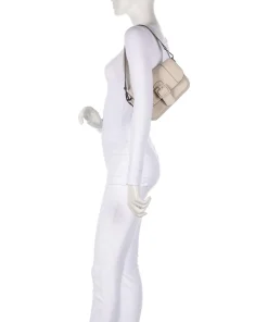 Zita Schultertasche Lederimitat sand