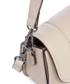 Zita Schultertasche Lederimitat sand