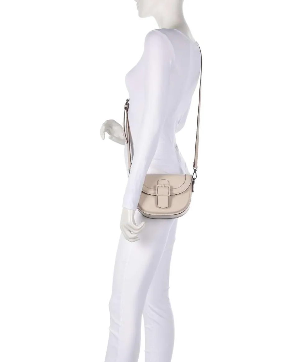 Zita Schultertasche Lederimitat sand