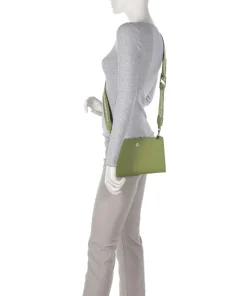 Zita Umhängetasche genarbtes Rindsleder grün
