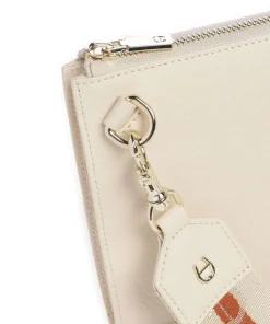 Zita Umhängetasche genarbtes Rindsleder creme