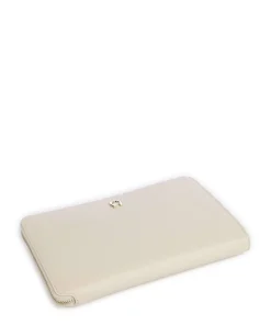 Zita Umhängetasche genarbtes Rindsleder creme