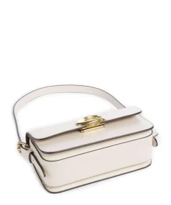 Zoe Schultertasche fein genarbtes Rindsleder creme