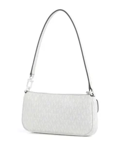 Zoe Small Schultertasche Lederimitat weiß