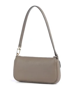 Zoe Small Schultertasche genarbtes Rindsleder taupe