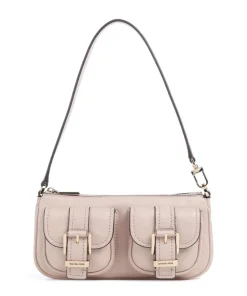 Zoe Small Schultertasche genarbtes Rindsleder altrosa