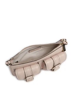 Zoe Small Schultertasche genarbtes Rindsleder altrosa