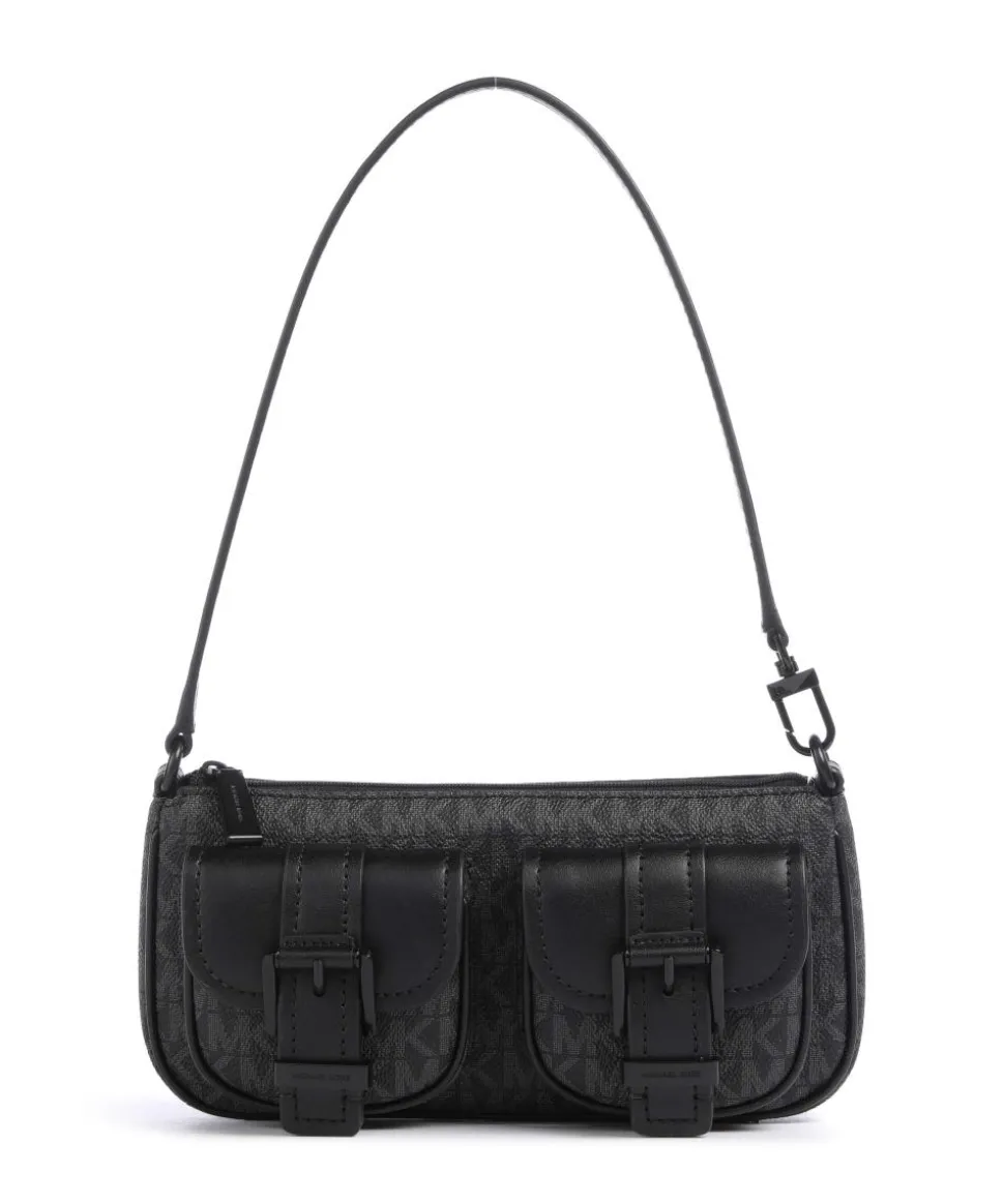Zoe Small Schultertasche Lederimitat schwarz