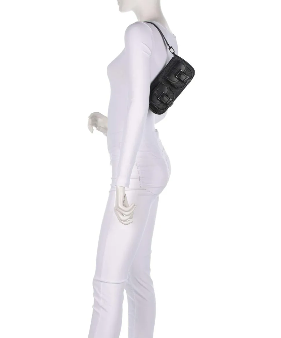 Zoe Small Schultertasche Lederimitat schwarz